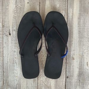 The Black Flip Flop